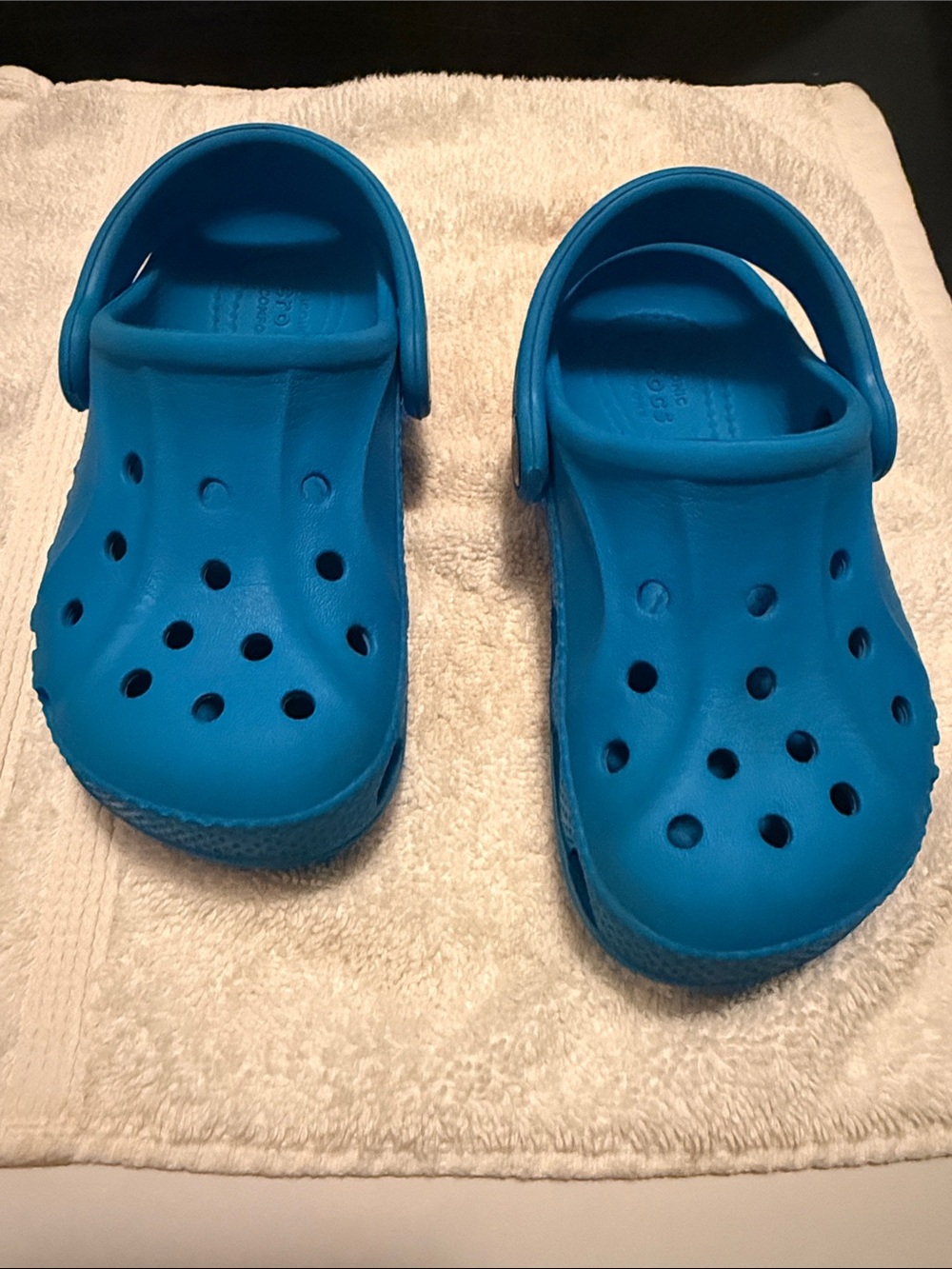 Kids Blue Crocs - Picture 2 of 5